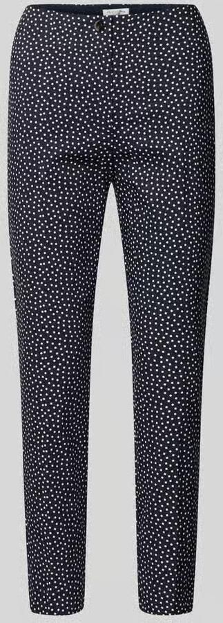 Christian Berg Woman Slim fit stoffen broek met verkort model - Foto 2