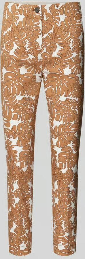 Christian Berg Woman Slim fit stoffen broek met verkort model - Foto 2