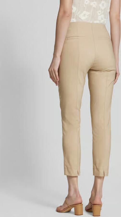 Christian Berg Woman Slim fit stoffen broek met verkort model - Foto 3