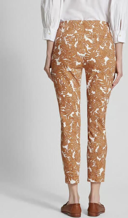 Christian Berg Woman Slim fit stoffen broek met verkort model - Foto 3