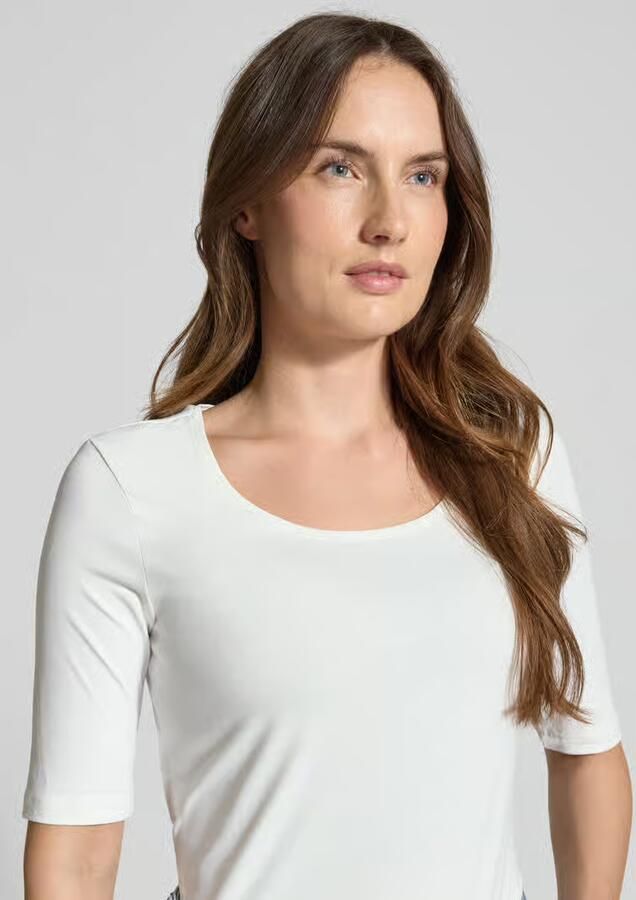Christian Berg Woman Slim fit T-shirt met ronde hals - Foto 2