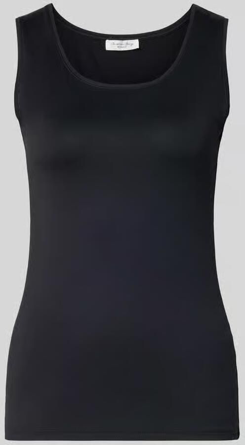 Christian Berg Woman Slim fit top met ronde hals