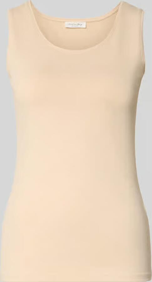 Christian Berg Woman Slim fit top met ronde hals