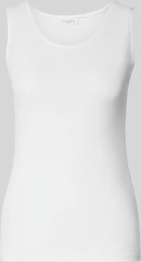 Christian Berg Woman Slim fit top met ronde hals