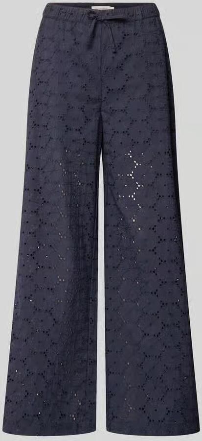 Christian Berg Woman Stoffen broek met ajourwerk - Foto 2