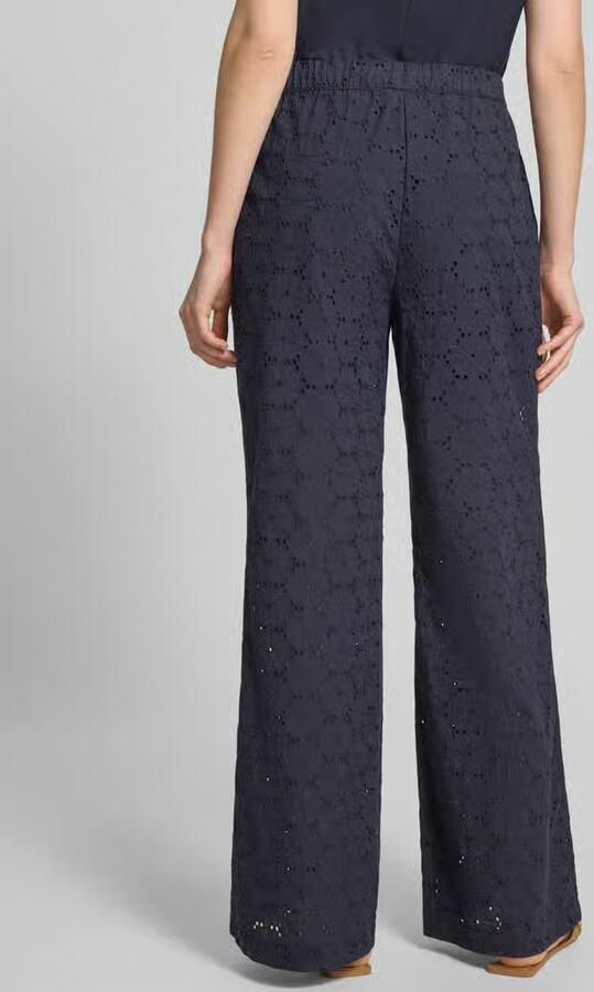 Christian Berg Woman Stoffen broek met ajourwerk - Foto 3