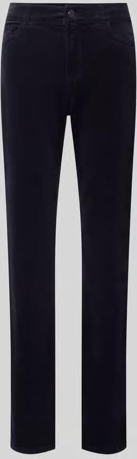 Christian Berg Woman straight fit jeans van katoenmix in corduroy look