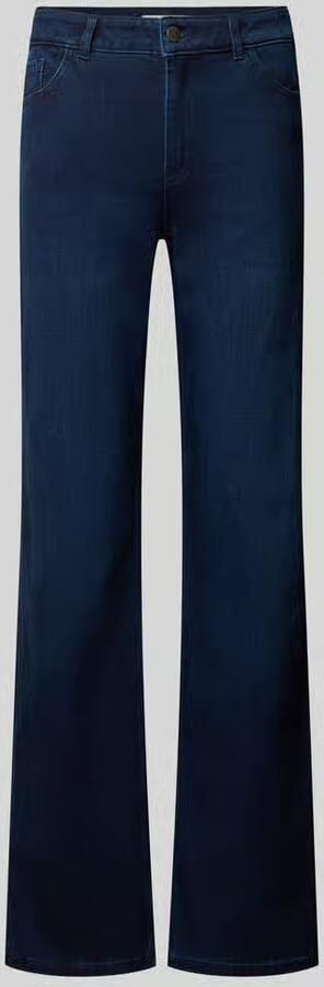 Christian Berg Woman straight fit jeans van viscose met steekzakken - Foto 6