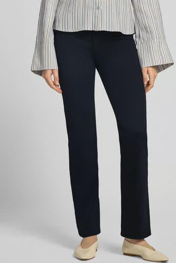 Christian Berg Woman straight fit stoffen broek in 5-pocketmodel - Foto 2