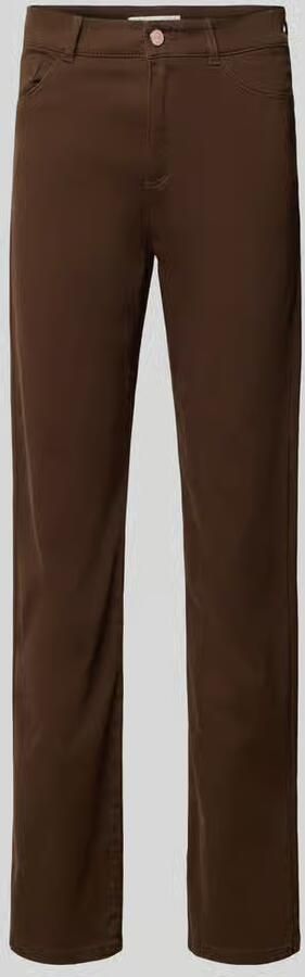 Christian Berg Woman straight fit stoffen broek in 5-pocketmodel