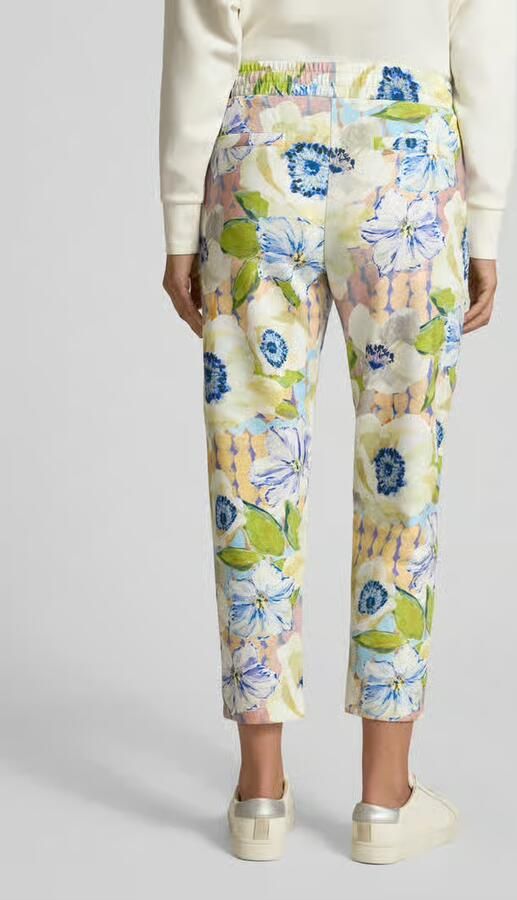 Christian Berg Woman straight fit stoffen broek van viscosemix - Foto 3