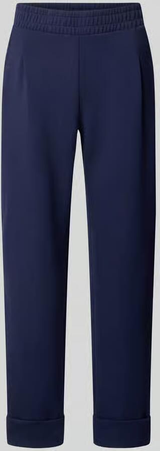 Christian Berg Woman Straight fit sweatpants in verkorte pasvorm