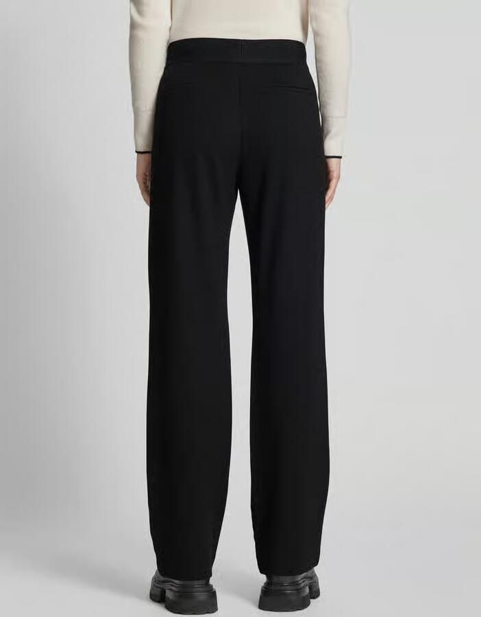Christian Berg Woman Straight leg stoffen broek met vaste persplooien - Foto 2
