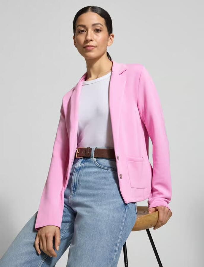 Christian Berg Woman Sweatblazer met zakken en revers - Foto 2