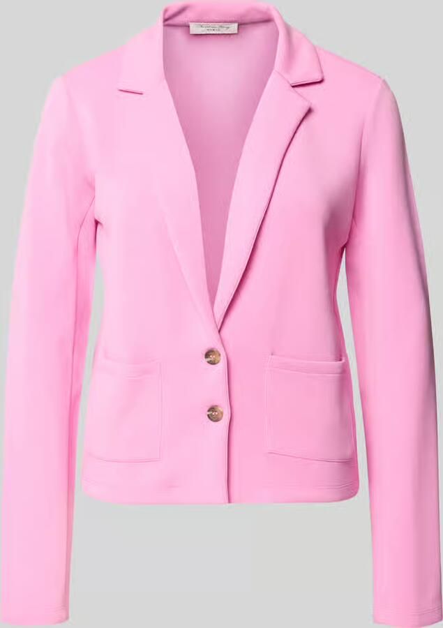 Christian Berg Woman Sweatblazer met zakken en revers