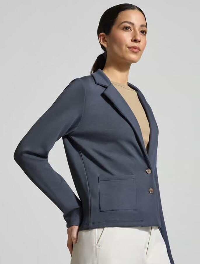 Christian Berg Woman Sweatblazer met zakken en revers - Foto 2