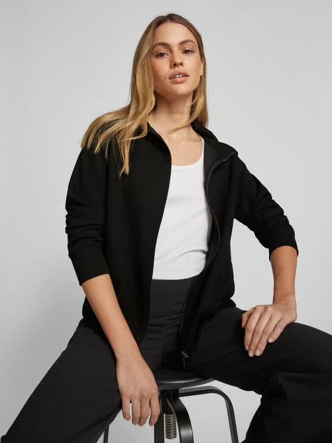 Christian Berg Woman Sweatjack met opstaande kraag