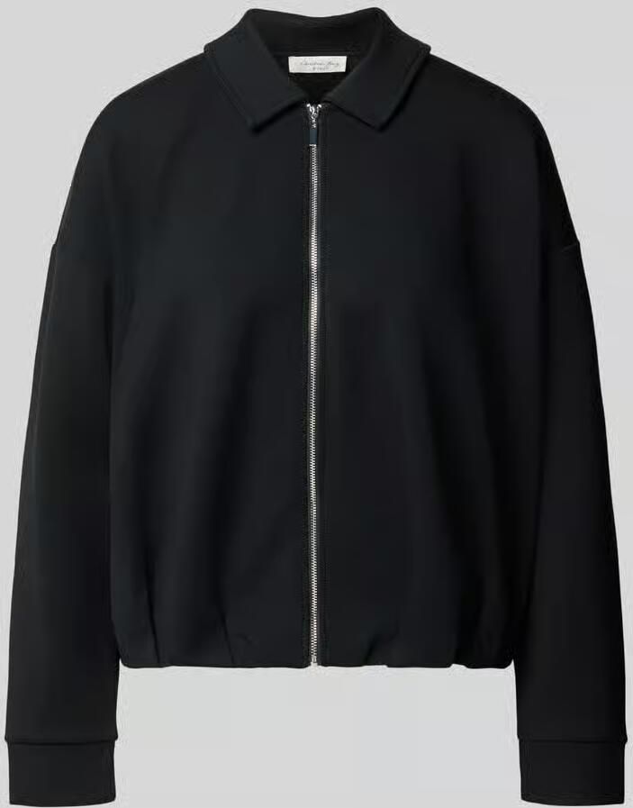Christian Berg Woman Sweatjack met platte kraag