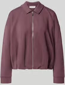 Christian Berg Woman Sweatjack met platte kraag