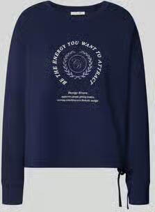 Christian Berg Woman Sweatshirt met koord en frontprint