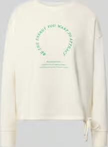 Christian Berg Woman Sweatshirt met koord en frontprint