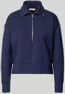 Christian Berg Woman sweatshirt met korte Ritssluiting