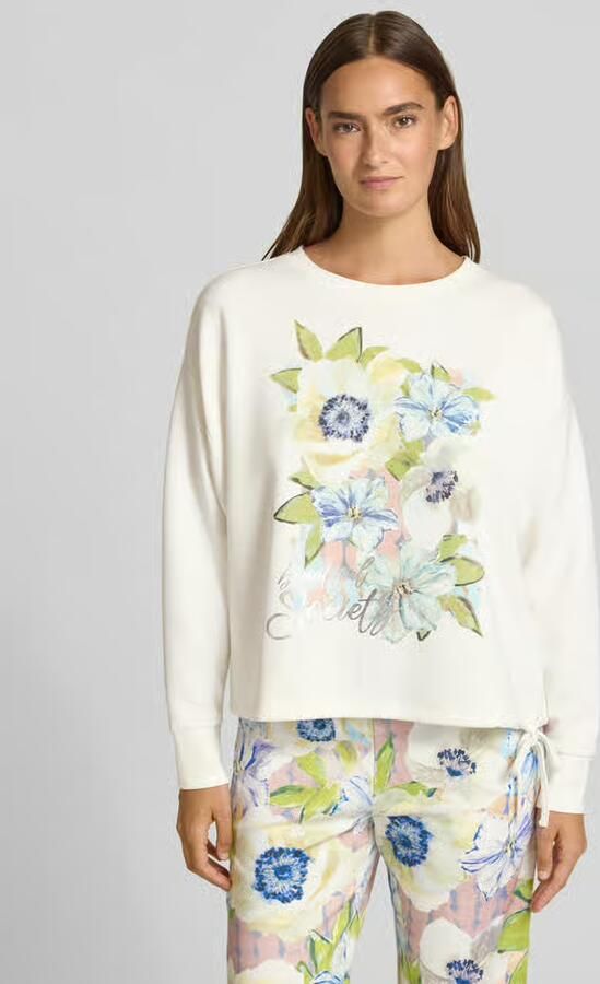 Christian Berg Woman sweatshirt met tunnelkoord - Foto 2