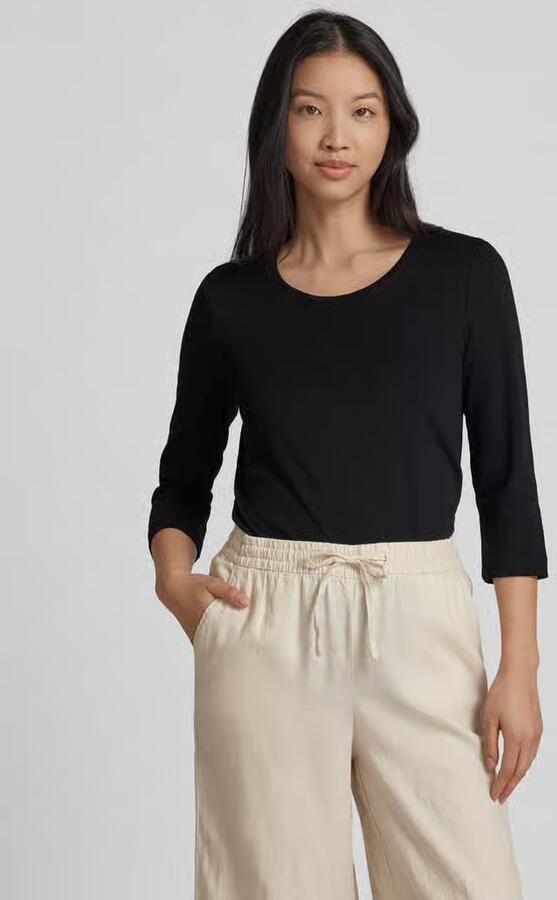 Christian Berg Woman T-shirt met 3 4-mouwen in effen design - Foto 2