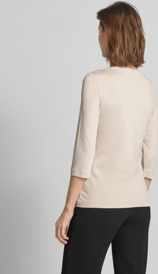 Christian Berg Woman T-shirt met 3 4-mouwen in effen design