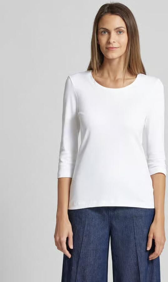 Christian Berg Woman T-shirt met 3 4-mouwen in effen design - Foto 2