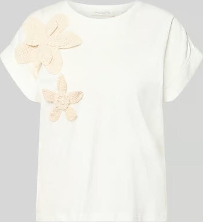 Christian Berg Woman T-shirt met applicaties en ronde hals - Foto 2