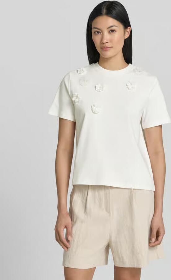Christian Berg Woman T-shirt met bloemapplicaties - Foto 2