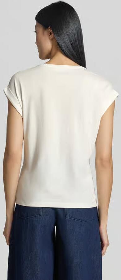 Christian Berg Woman T-shirt met gefixeerde mouwomslagen - Foto 3