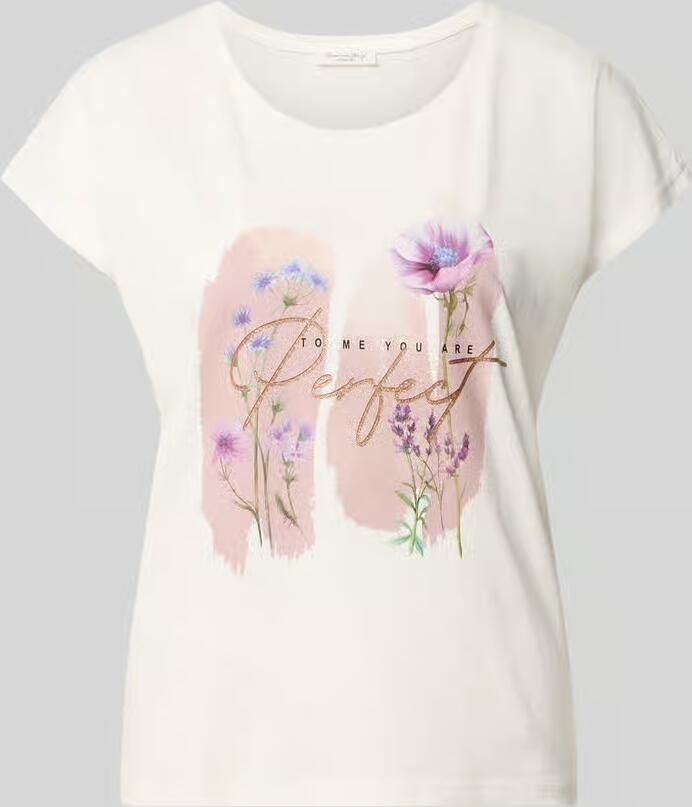 Christian Berg Woman T-shirt met motief- en statementprint - Foto 2