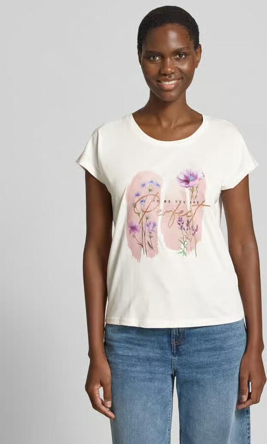Christian Berg Woman T-shirt met motief- en statementprint - Foto 2