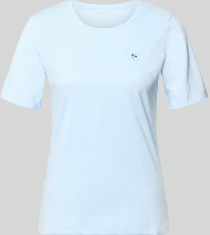 Christian Berg Woman T-shirt met motief-stitching en ronde hals - Foto 2