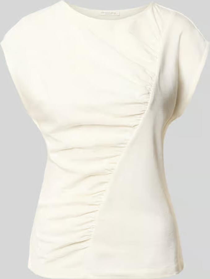 Christian Berg Woman T-shirt met ronde hals en draperieën - Foto 2