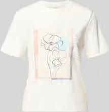 Christian Berg Woman t-shirt met ronde hals en motiefprint