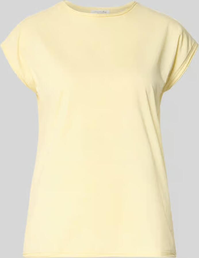 Christian Berg Woman T-shirt met ronde hals en rolzoom - Foto 2