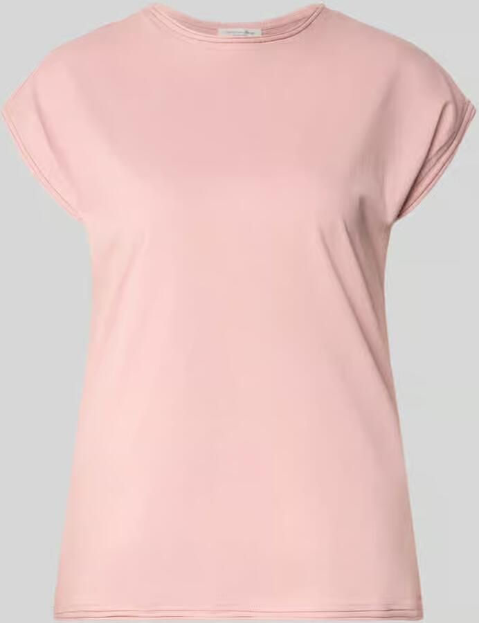 Christian Berg Woman T-shirt met ronde hals en rolzoom - Foto 2