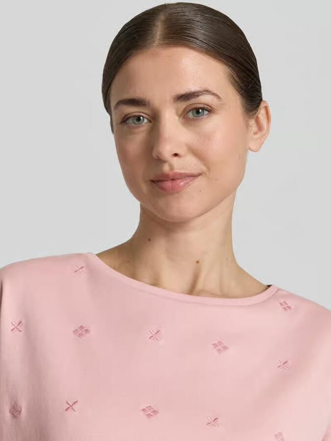 Christian Berg Woman T-shirt met ronde hals en stitchings
