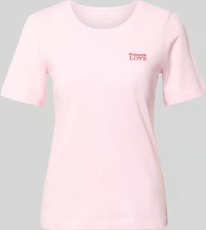Christian Berg Woman T-shirt met statement-stitching en ronde hals - Foto 2