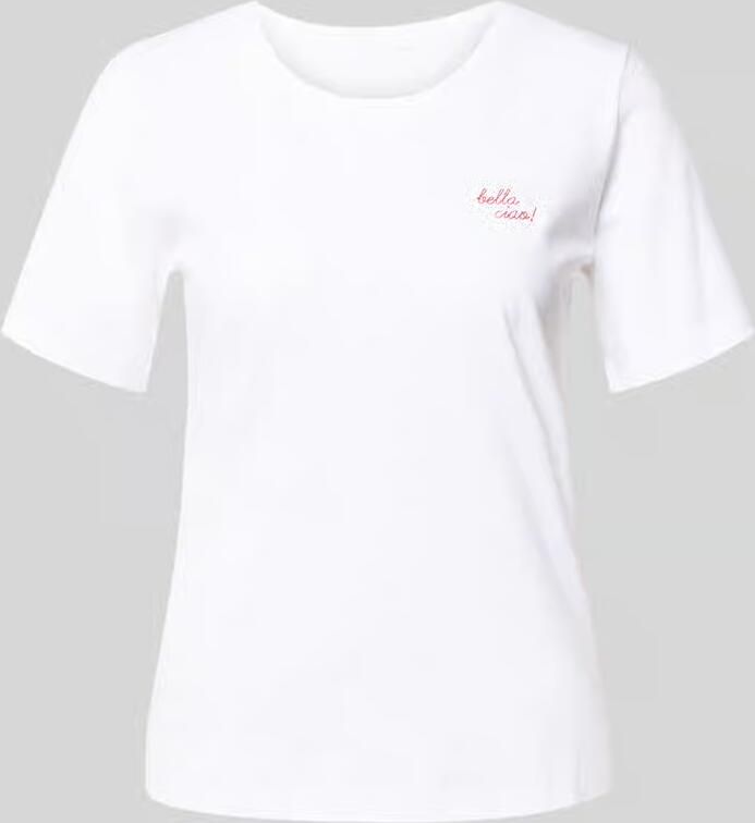 Christian Berg Woman T-shirt met statement-stitching en ronde hals - Foto 2