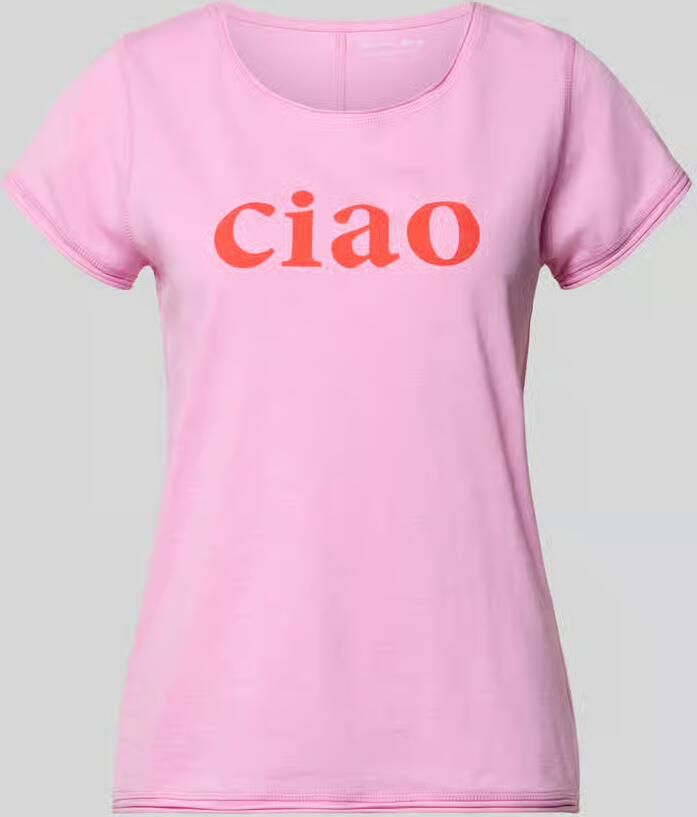 Christian Berg Woman T-shirt met Statementprint en ronde hals - Foto 2