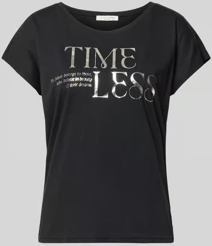 Christian Berg Woman T-shirt met Statementprint en ronde hals - Foto 2