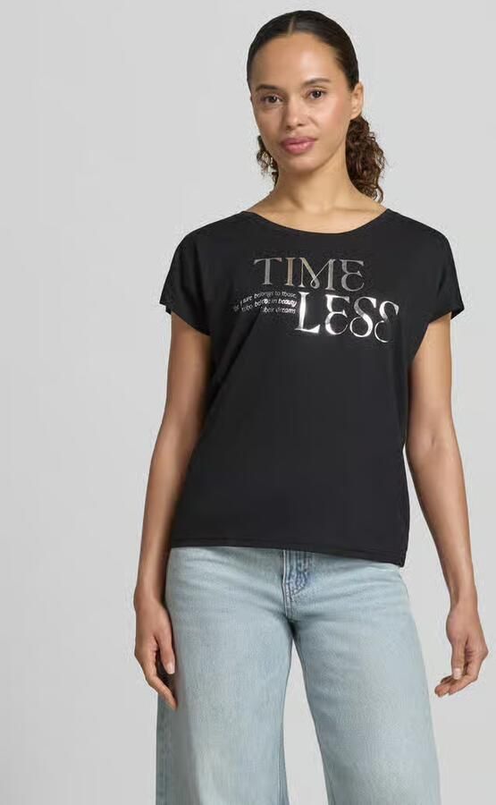Christian Berg Woman T-shirt met Statementprint en ronde hals - Foto 3