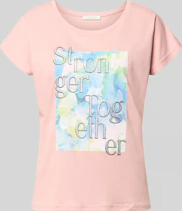 Christian Berg Woman T-shirt met statementprint - Foto 2