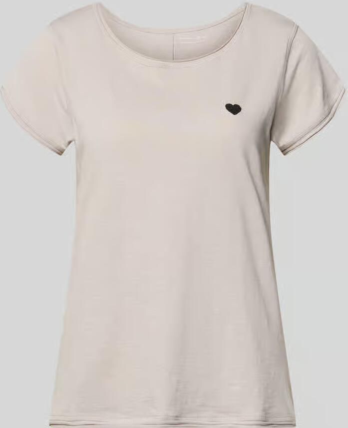 Christian Berg Woman T-shirt met stitching en ronde hals - Foto 2
