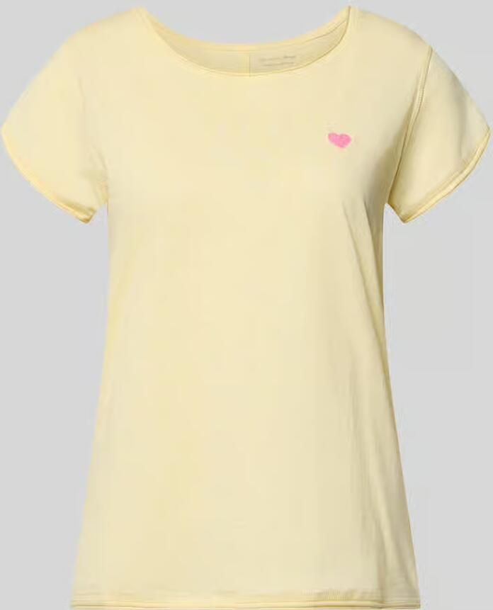 Christian Berg Woman T-shirt met stitching en ronde hals - Foto 2