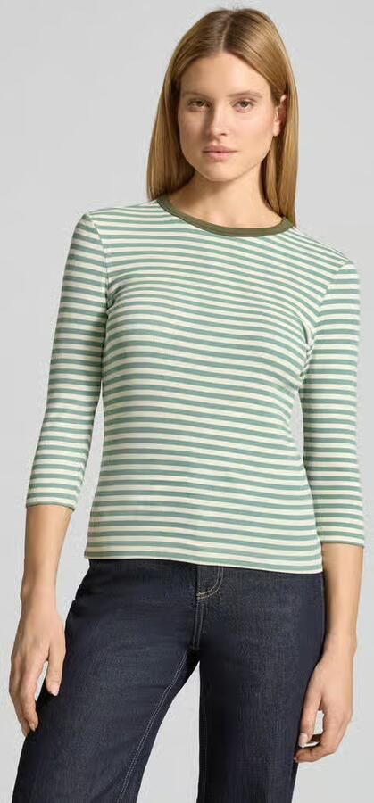 Christian Berg Woman T-shirt met streepmotief en 3 4-mouwen - Foto 4